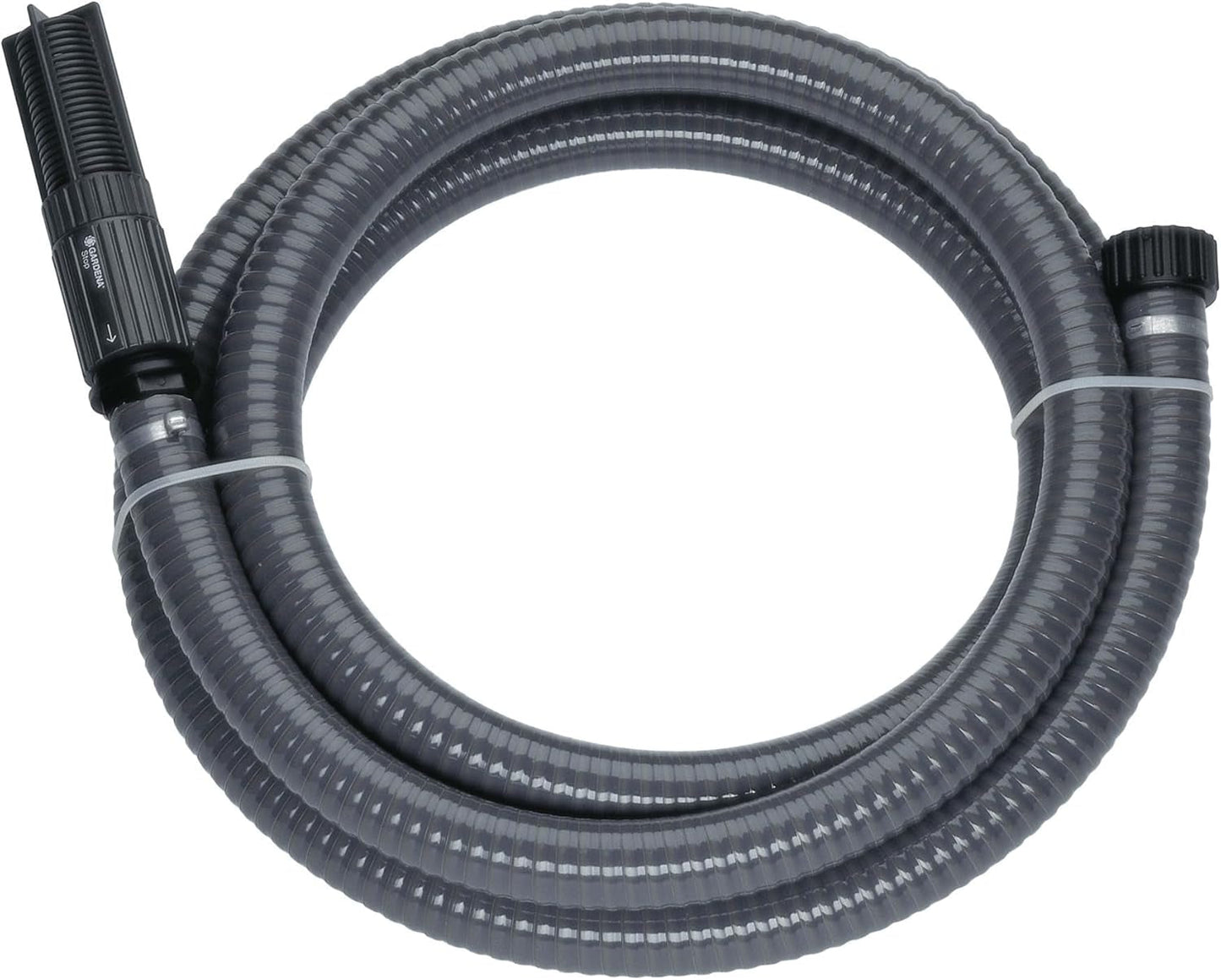 Ensemble Pompe de Jardin Silencieuse Gardena 4100 : Pompe d'Irrigation Très Silencieuse et Innovante avec Raccord d'Aspiration de 3,5 m et Tuyau Classique de 20 m, Débit 4100 L/h, Moteur 550 W, Étanche, Économique (9051-20)