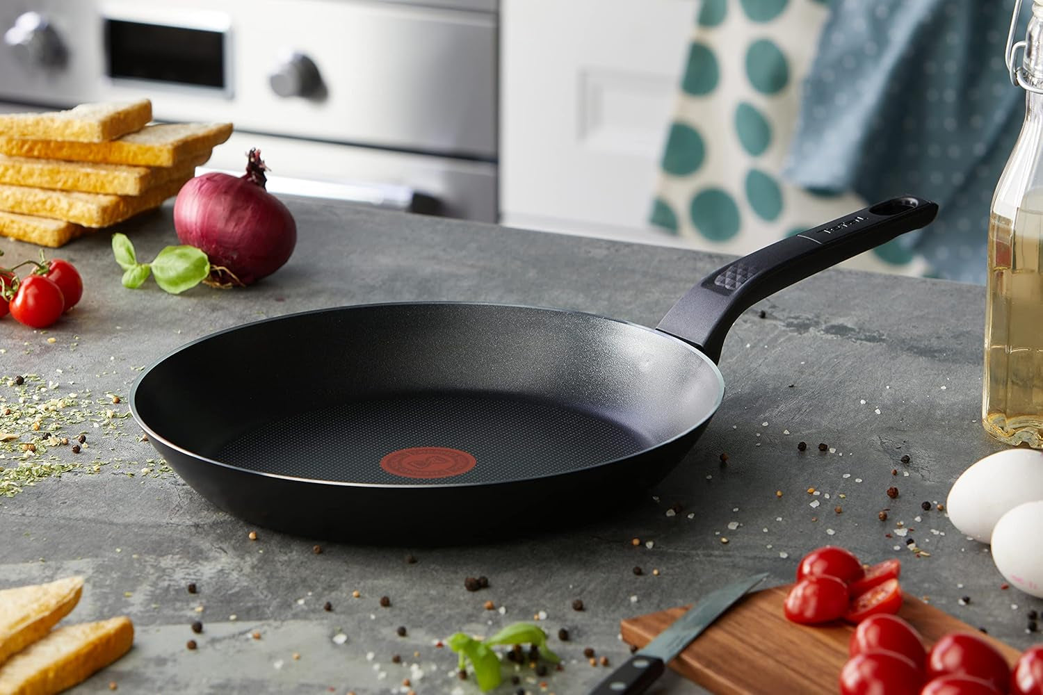 Tefal Easy Cook & Clean, revêtement antiadhésif, indicateur de température, non recommandé pour l'induction Casseroles et poêles Naty Shop