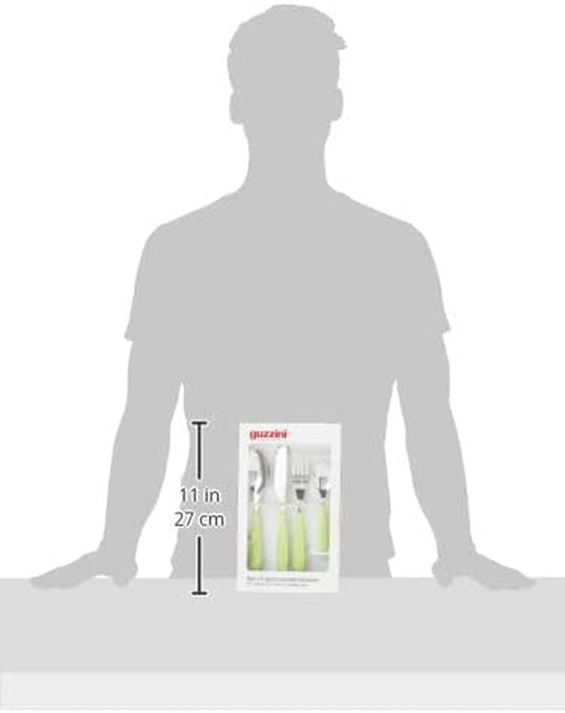Guzzini - Feeling, service de couverts 24 pièces - Vert pomme Cuisine Naty Shop