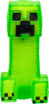 Heroes of Goo Jit Zu - Figurine Minecraft extensible - Steve avec armure et épée en diamant, remplissage Goo super extensible avec élément de diamant caché à l'intérieur, s'étend jusqu'à 3 figurines d'action de taille Naty Shop Creeper