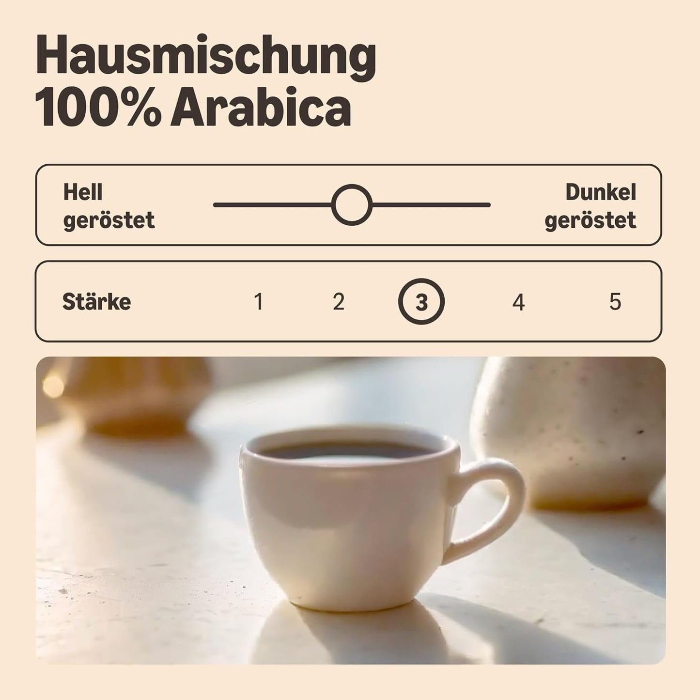 par Amazon Kaffeebohnen, Mittlere Röstung, 100% Arabica, Amaretto, 2kg (2 Packungen mit 1kg)