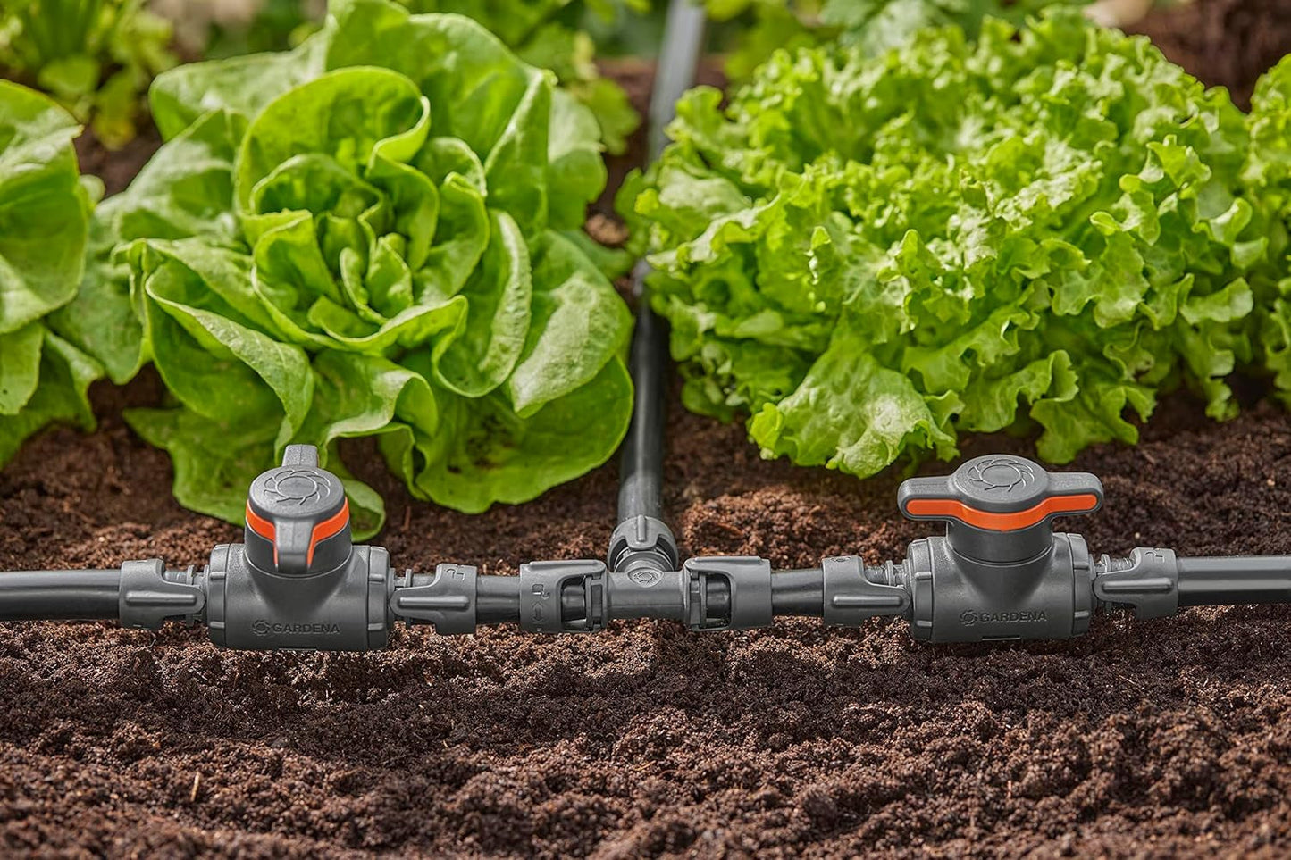 Gardena Système d'irrigation micro-goutte en T 13 mm (1/2") : connecteur pour tuyaux d'alimentation de 13 mm, branche en T, irrigation automatique, réutilisable (13201-20)