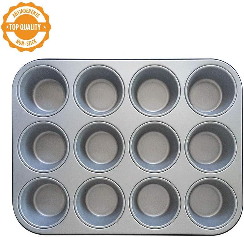 0062750 moule à pâtisserie pour 12 muffins Moules et plaques à pâtisserie Naty Shop