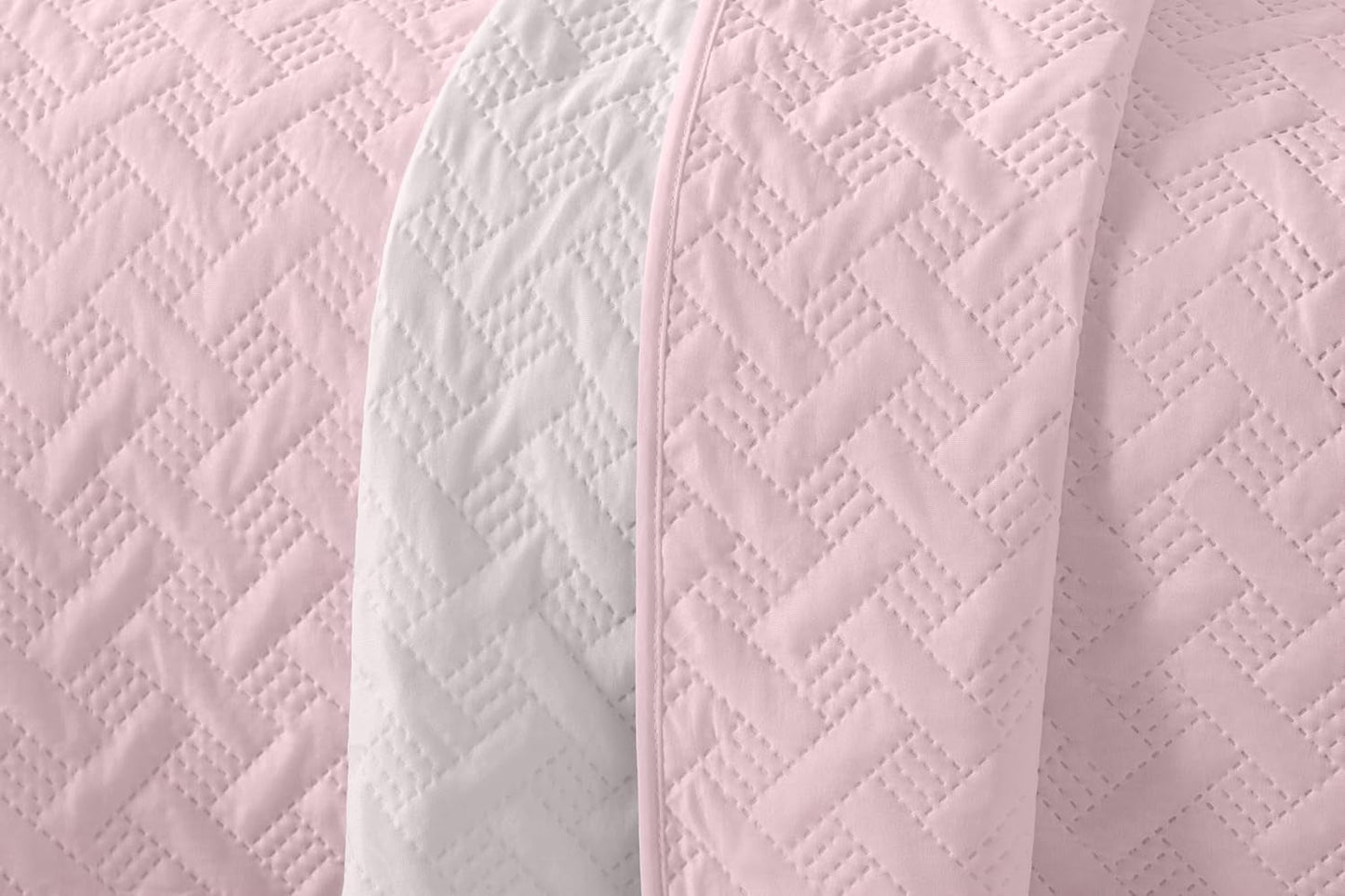 LISO - Couvre-lit pour 105 Cm - Couvre-lit Bouti - Printemps et été - 200X260 Cm - Lits et Couvertures Rose Besuche den Degrees home-Store