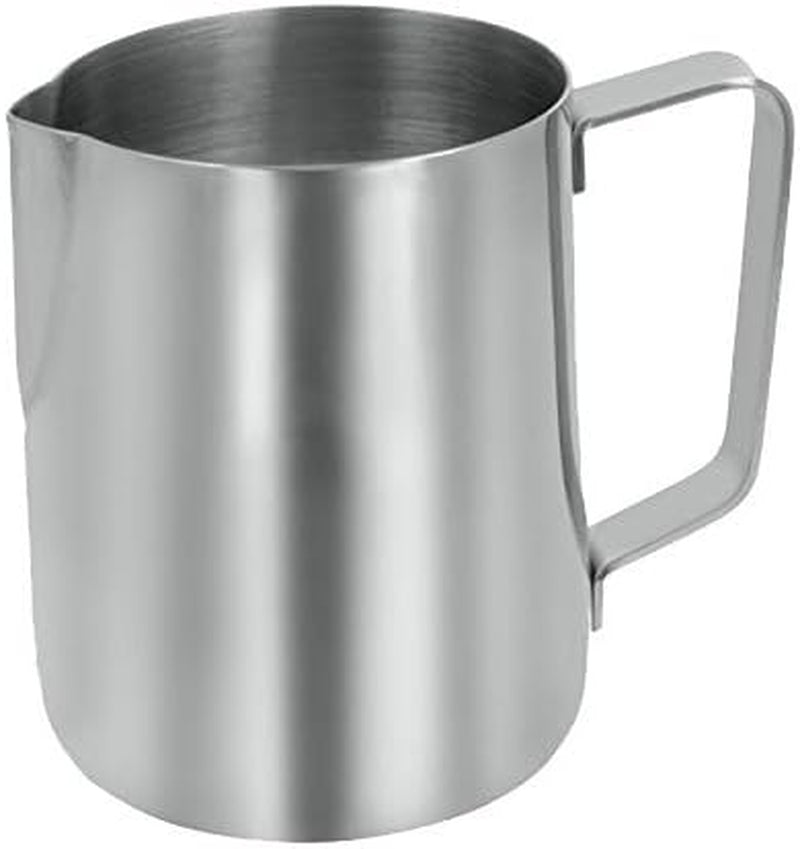 Tasse à lait, acier inoxydable, argent, 6 x 6 x 7 cm