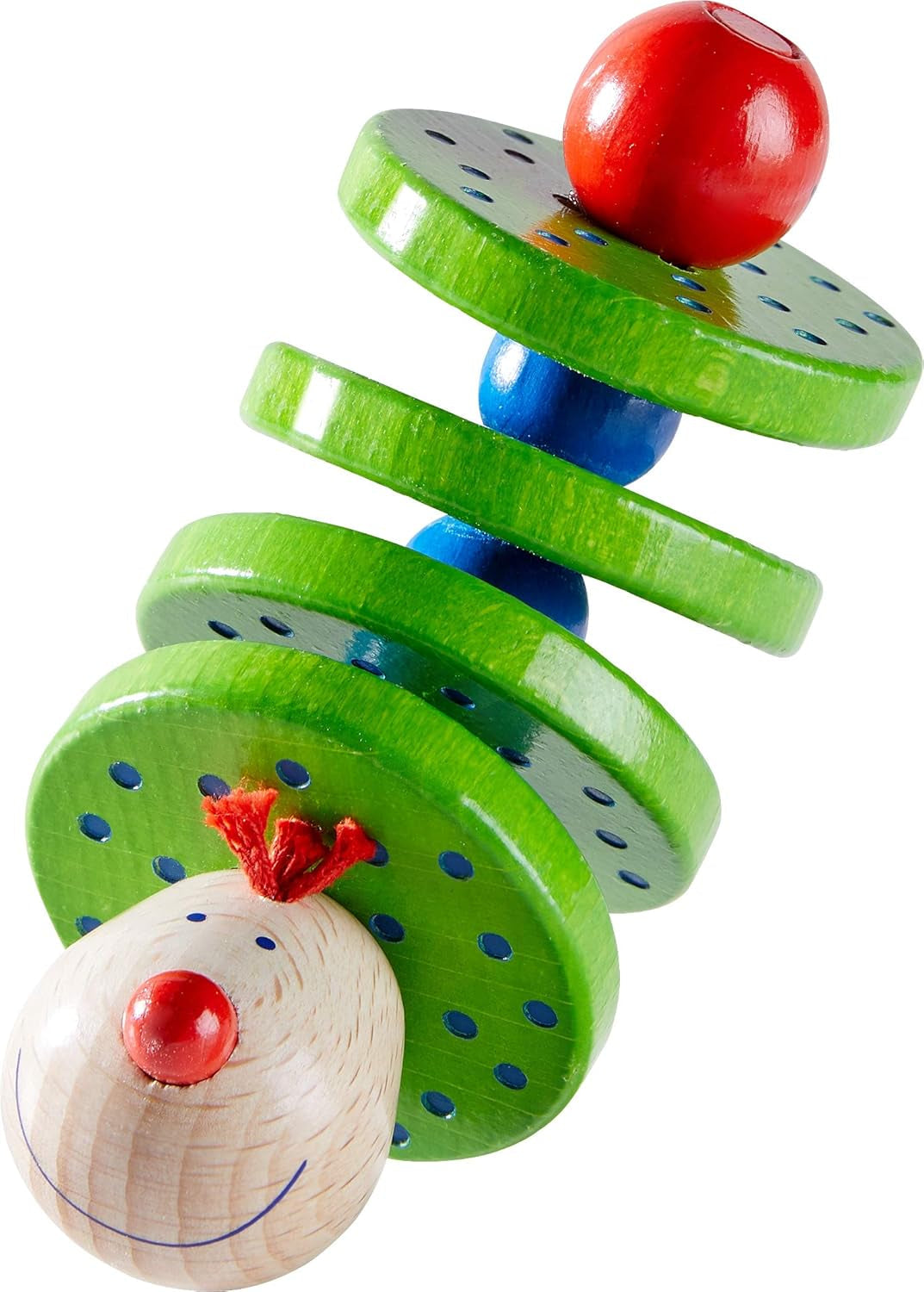 HABA 1068 - Jouet à préhension Flapsi, jouet joyeux pour bébés et tout-petits, en bois à partir de 6 mois, jouet de motricité avec hochet sonore Baby Toys Naty Shop Default Title