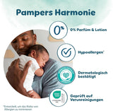 Couches Pampers Harmony taille 1, 180 couches, 2kg-5kg, protection douce de la peau avec protection 100% Pampers