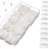 Faux ongles artificiels naturels, 500 pièces, pointes de cercueil pour femmes et filles