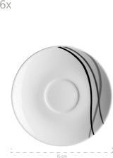 Mäser service de table combiné, porcelaine TAJO, blanc, 40 x 60 x 40 cm