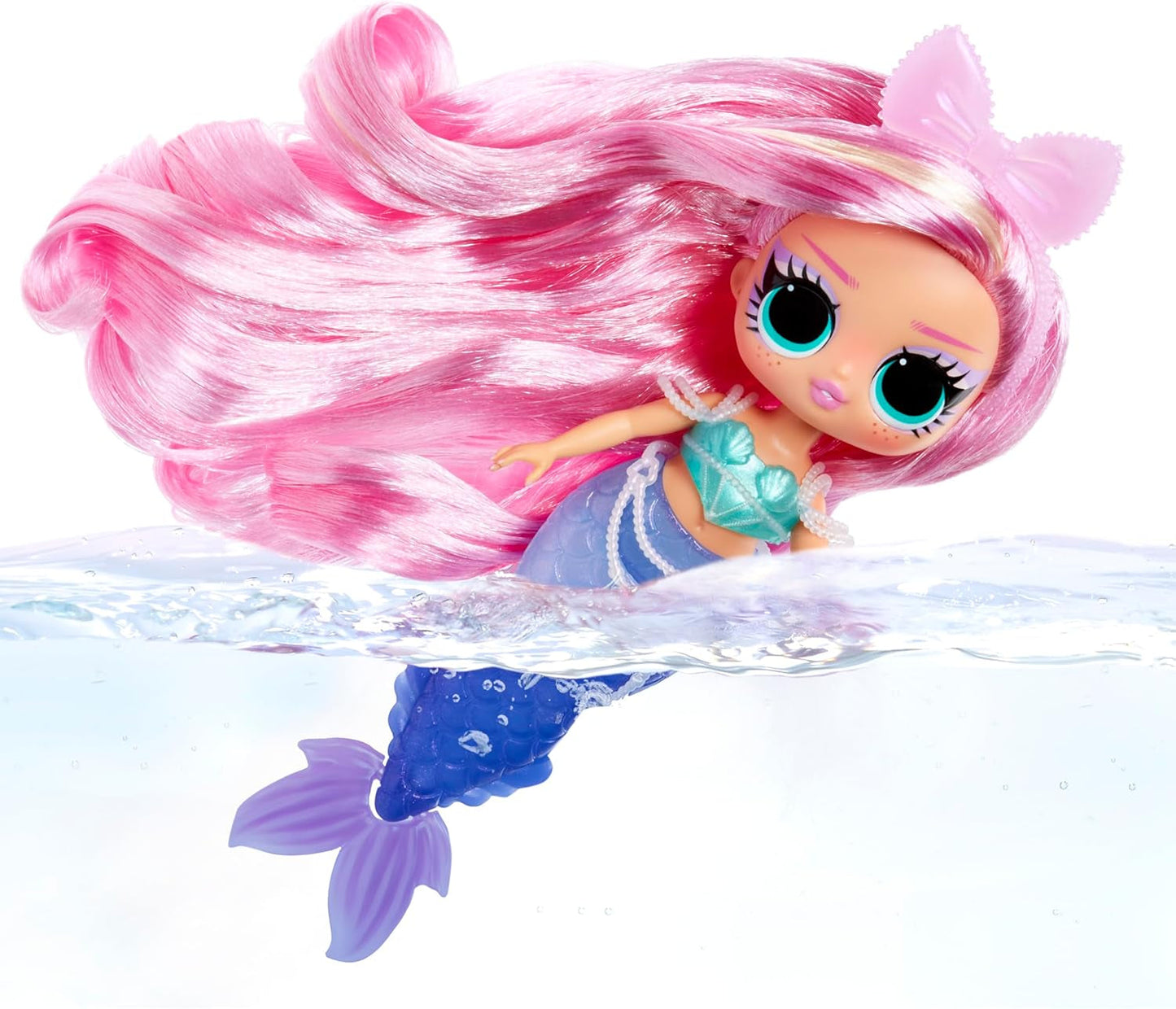 Mdr Surprise ! Tweens - Lola Waves Mermaid - Poupée mannequin avec queue changeante de couleur, nageoire mobile et jolis accessoires - Jouet pour enfants et collectionneurs à partir de 4 ans