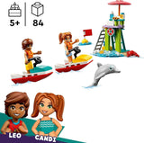 Tour d'observation des sauveteurs LEGO Friends avec jet skis, jouet pour enfants, idée cadeau pour filles et garçons à partir de 5 ans avec 2 figurines et un dauphin, jouet jet ski 42623 Jeux de construction Besuche den LEGO-Store