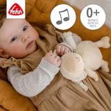 Fehn boîte à musique bébé somnifère mouton - peluche avec accessoire - chanson somnifère "Brahms berceuse" - jouet pour enfants pour le voyage et la maison - jouets musicaux pour bébés et enfants Bebe Naty Shop Toys