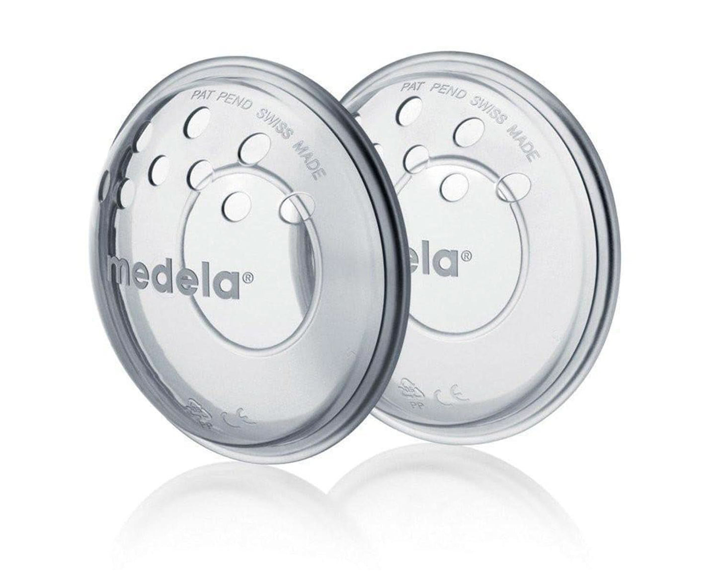 Coquilles d'allaitement Medela - sans BPA, en silicone souple, avec trous d'aération respirants, comprend 2 coquilles Accessoires Alimentation et Allaitement Bebe Naty Shop