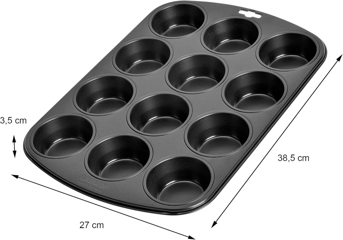 Inspiration Kaiser originale, Moule pour 12 muffins 38 X 27 cm Naty Shop
