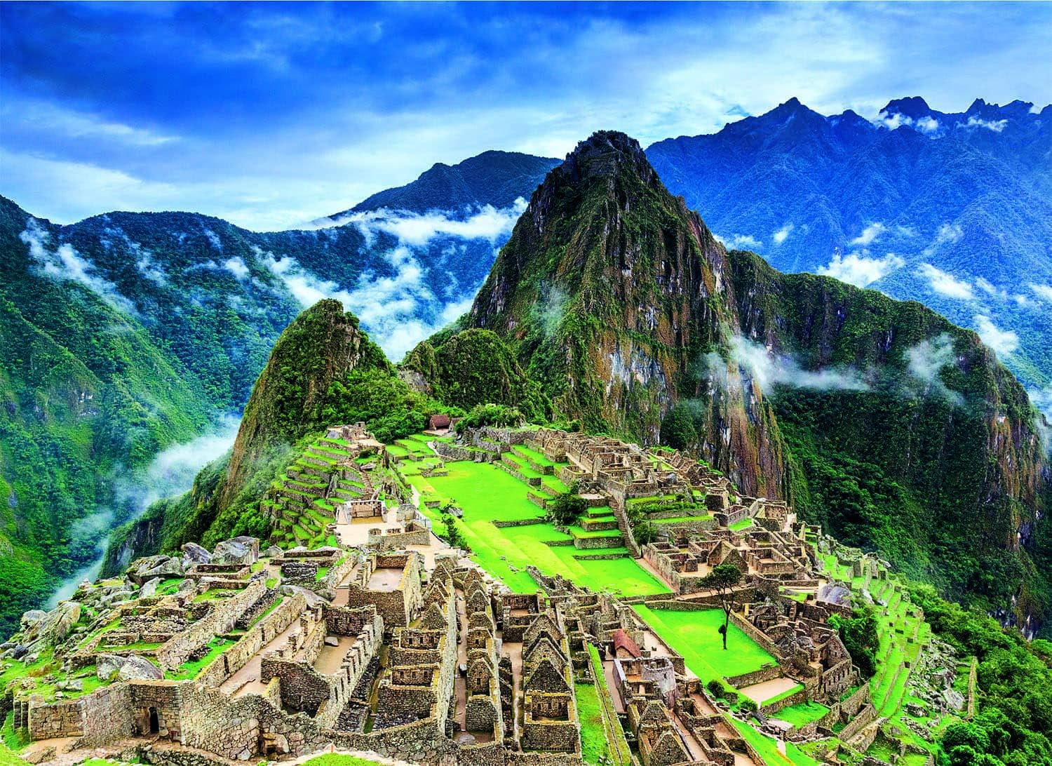 Clementoni 39604 Machu Picchu - Puzzle 1000 pièces à partir de 9 ans, Puzzle coloré pour adultes aux couleurs vives, Jeu d'adresse pour toute la famille, Jolie idée cadeau Puzzle Naty Shop