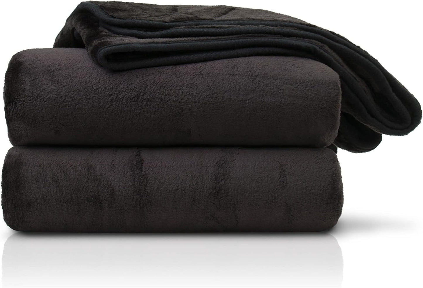 Amago - Couverture confortable, aspect cachemire, 180 X 220 cm - Noir Lits et Couvertures Besuche den Gözze-Store Default title