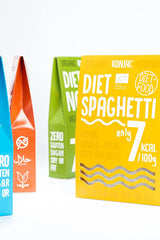 Fettuccine Konjac Noodles Bio Shirataki Diet-Food - 300g, faible en glucides, sans sucre, céto, végétalien, faible en calories, sans gluten et sans œufs, à base de farine de Konjac