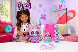 Mdr Surprise ! Costume de préadolescent, cerceaux surprise, jolie poupée mannequin avec costume gonflable de panda violet et de nombreuses surprises, y compris de superbes vêtements et accessoires - Idéal pour les enfants âgés de 4 ans et plus