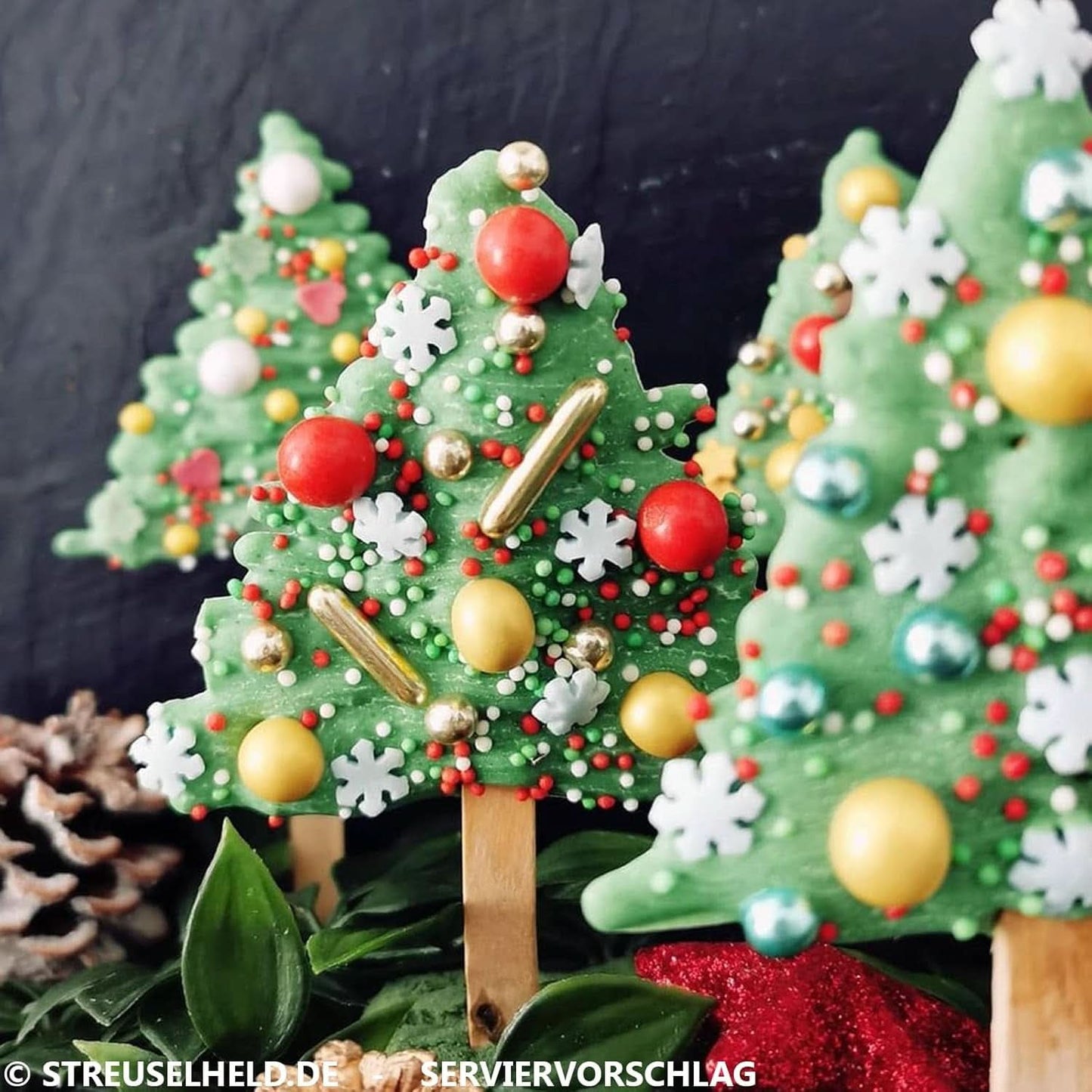 Sprinkles sur le thème de Noël, 40 grammes Sprinkles Naty Shop