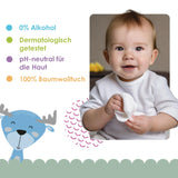 Lingettes humides Cleanic Baby Eco Pure Water – (1 x 50 pcs.) Lingettes humides pour enfants et nourrissons – sans parfum, jetables dans les toilettes, peaux sensibles – 50 pcs.