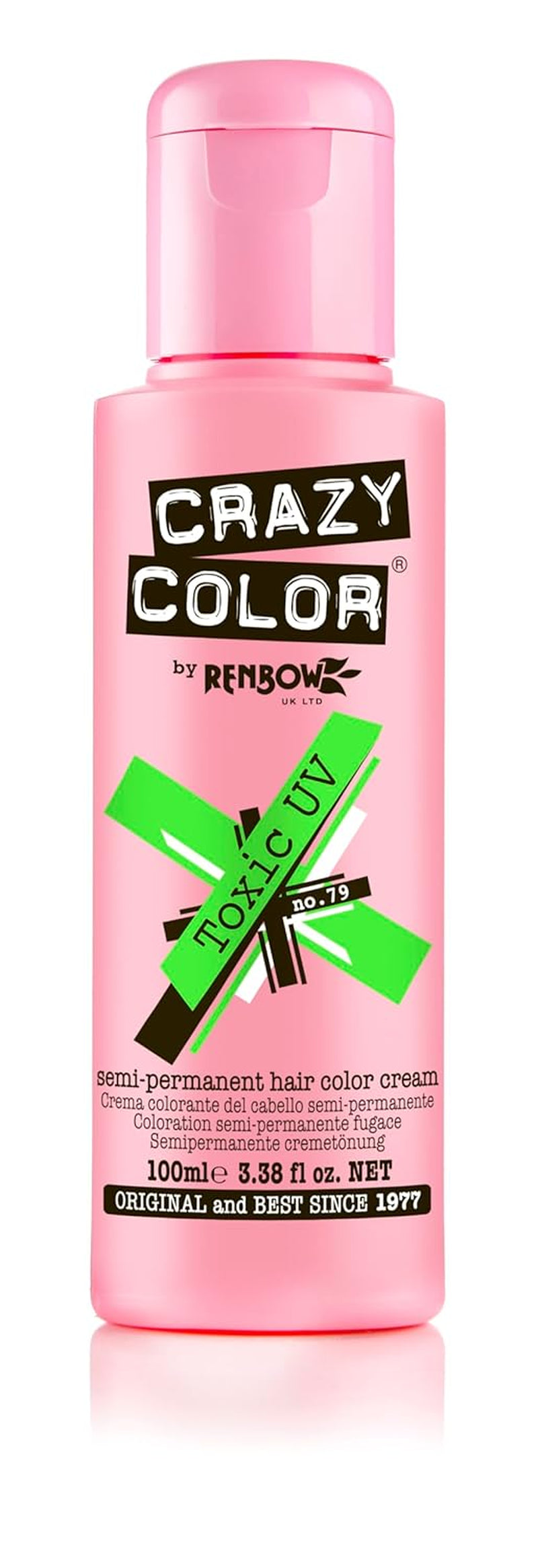 Crème colorante semi-permanente UV GO TOXIC, 100 ml (1 paquet)