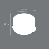 Boîte à gâteaux Metaltex, réglable en hauteur, polypropylène, blanc/transparent, ⌀ 30 cm, réglable en hauteur 8 et 15 cm Boîtes de conservation Naty Shop