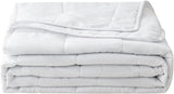 Couette d'été 155X220 Couette d'été légère Couettes 90 GSM Couette 155X220Cm Couette fine Utilisable sans housse Couette rafraîchissante Soft Cosy Blanc Couettes et couettes Naty Shop Couette d'été 155X220 Cm