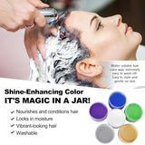 Teinture capillaire temporaire verte, ton de cheveux coiffant pour hommes femmes, pommade capillaire naturelle, cire de teinture capillaire pour fête, cosplay et Halloween, Noël, teinture capillaire temporaire en crème (100 g, vert) Naty Shop