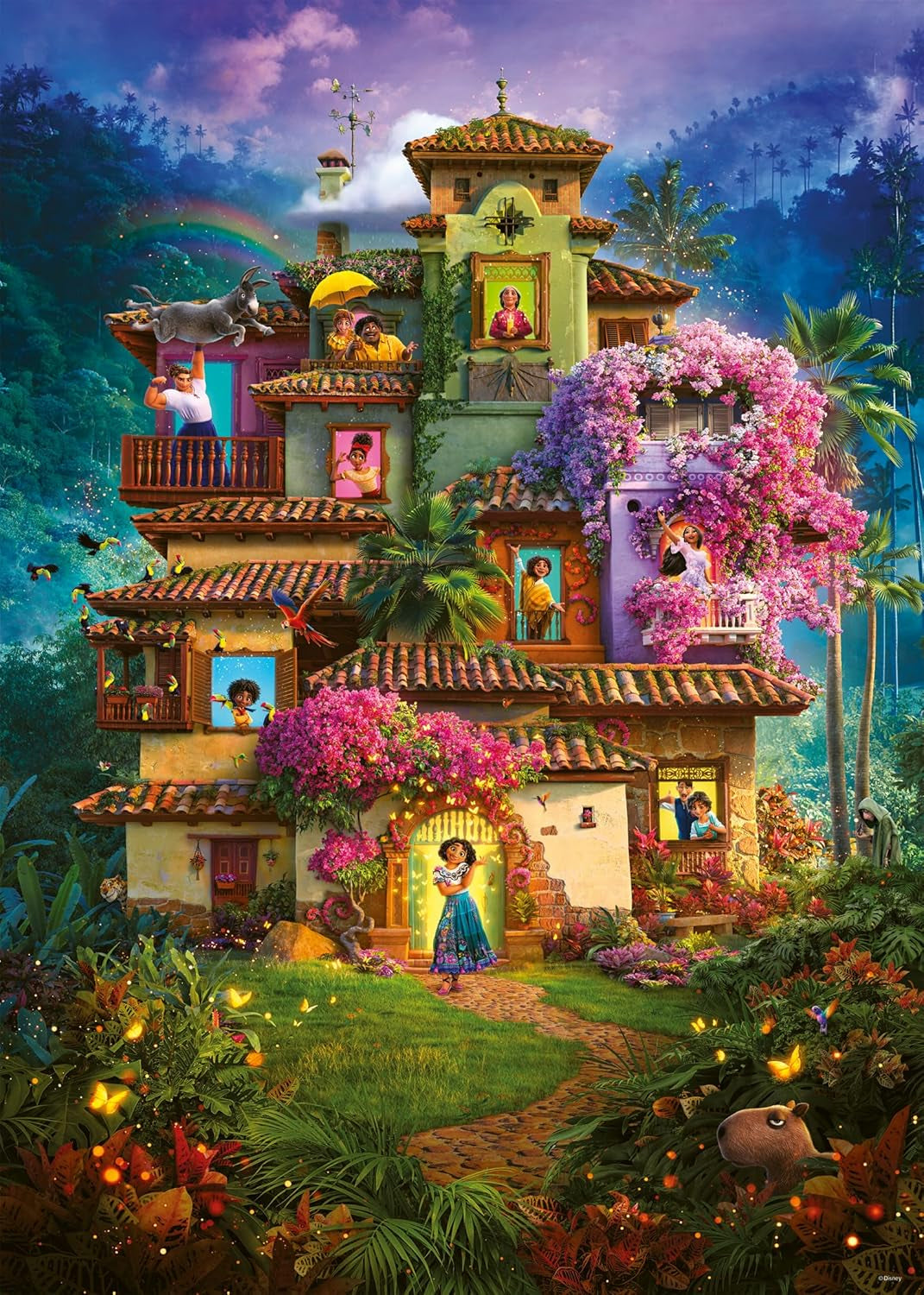 Ravensburger Puzzle 12000608 - Encanto - 1000 pièces Puzzle Disney Encanto Pour adultes et enfants à partir de 14 ans Puzzle Naty Shop Classic