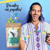 ORIGEENS BIO YERBA MATE À LA MENTHE ET CITRON 200 G - Fraîcheur I Yerba Mate Bio non torréfiée, feuilles, sans tiges ni poussière