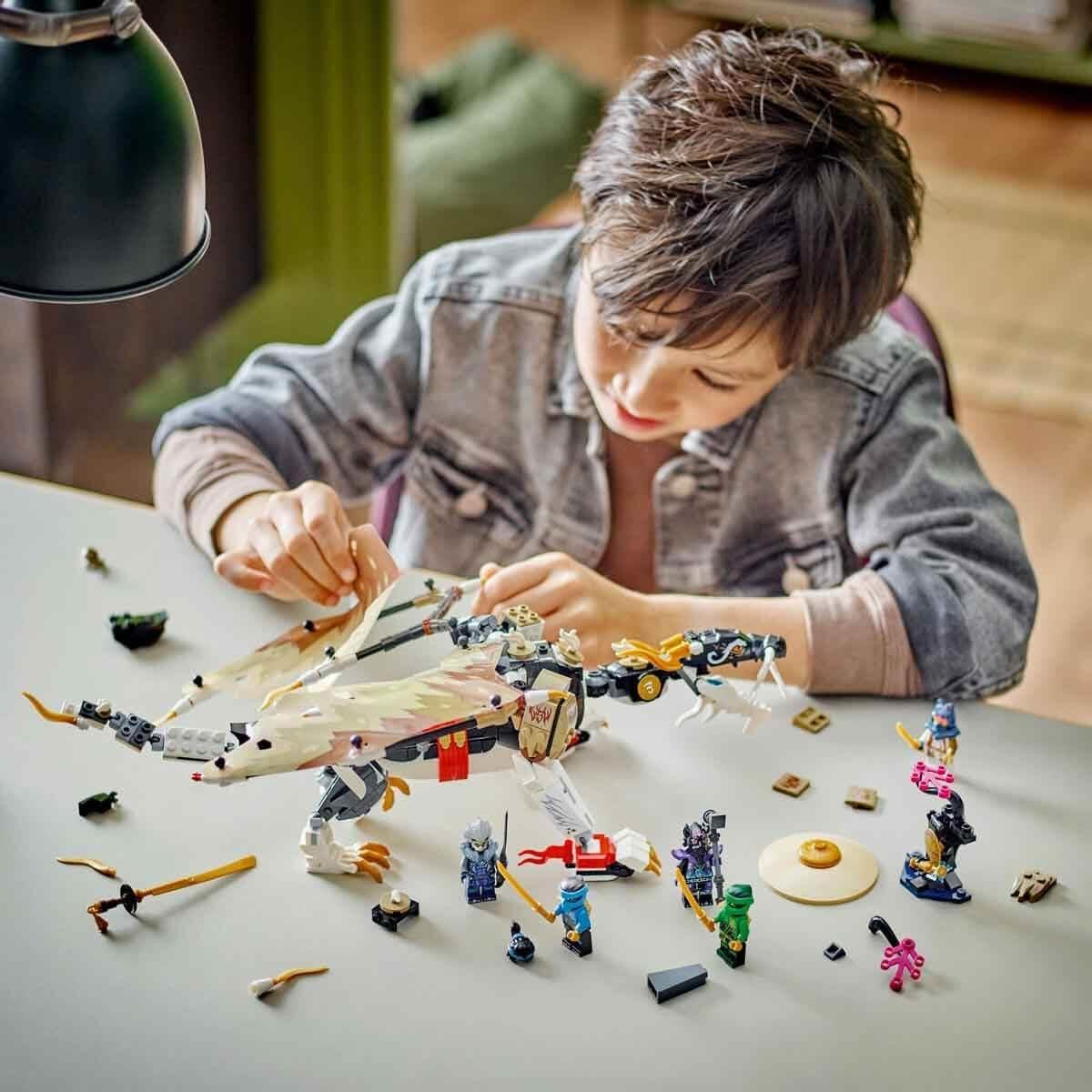 LEGO NINJAGO Egalt Dragon Master, Ninja Set avec Dragon Toy et 5 figurines dont Lloyd et NYA, Dragon Master, cadeau pour garçons et filles à partir de 8 ans 71809 Jeux de construction Beuche den LEGO-Store