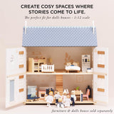 – Ensemble de jeu de maison de poupée en bois My Doll Family | Daisylane Ensembles d'accessoires pour maison de poupée pour filles – À partir de 3 ans P053