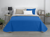 Estoralis | AVA | Courtepointe boutique réversible | Pour toutes les saisons | Couleur - gris/bleu | Pour lit 80/90 cm. lit. (180 X 270 Cm. Ancho X Alto) | Couette matelassée Couettes et couettes Naty Shop