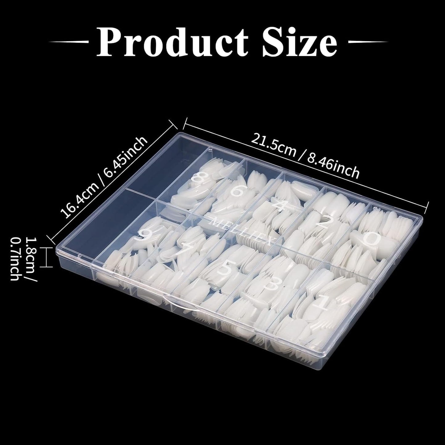 Faux ongles artificiels naturels, 500 pièces, pointes de cercueil pour femmes et filles