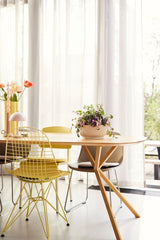 elho Vibes Fold Bowl 25 - Pots de fleurs d'intérieur - 100% plastique recyclé - Ø 24,9 x H 12,1 cm - Blanc/Lin blanc