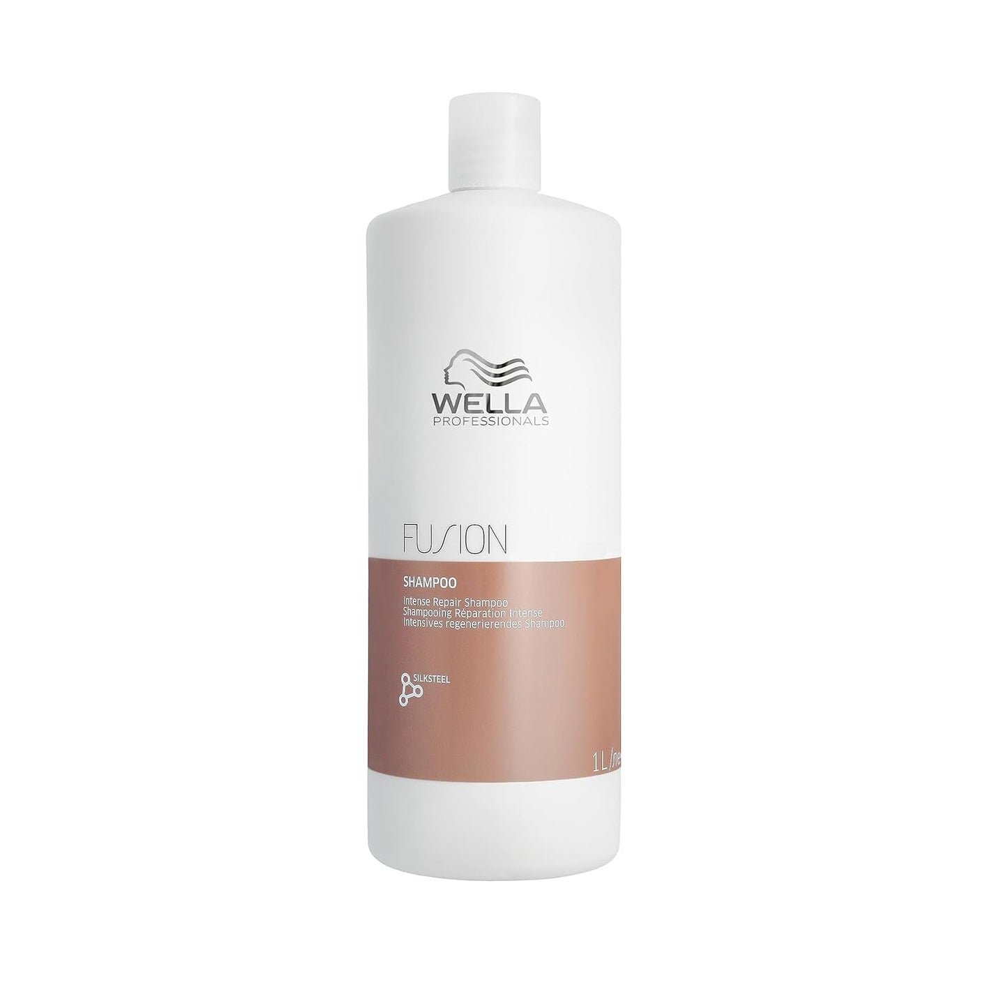 Wella Professionals Fusion Intense Repair - Soin professionnel pour cheveux cassés Douche et bain Wella Shampoo 1 litre
