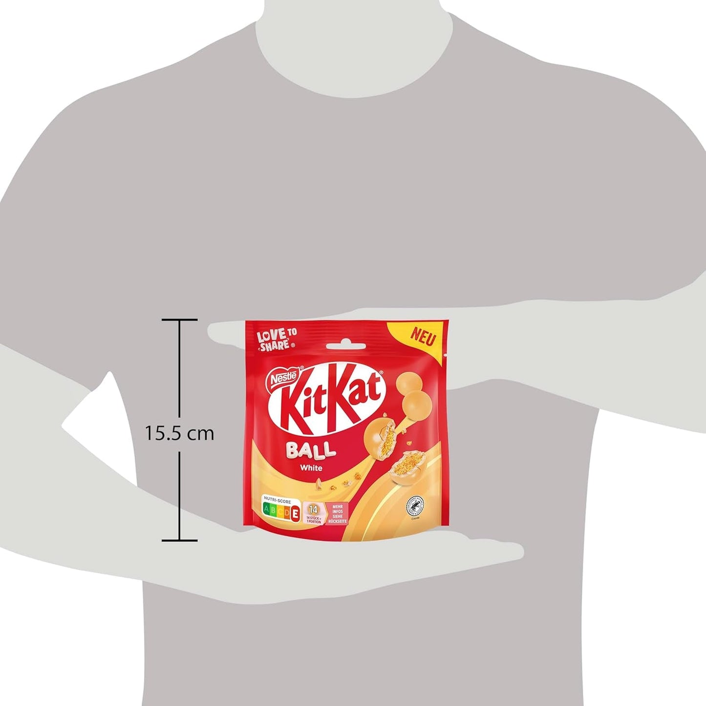 Boules blanches NESTLÉ, paquet de 1 (1 x 130g)
