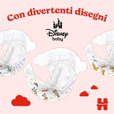 Couches Huggies Ultra Comfort/Little Movers, taille 3 (4-9 kg), motif Disney, absorbantes, protection complète, 126 pièces