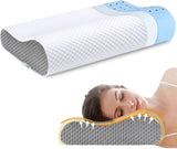 Ecosafeter Oreiller en mousse à mémoire de forme Oreiller de soutien cervical Oreiller ergonomique pour différentes positions de sommeil avec housse amovible Oreillers orthopédiques cervicaux Naty Shop Titre par défaut