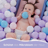 Couches Bella Baby Happy Premium, taille 6, Junior Extra, 15+ kg, 96 pièces, label DERMATEST et OEKO-TEX, couches jetables pour bébé