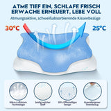 Cloudétoile Oreiller Cervical Oreiller en Mousse à Mémoire - Oreiller Orthopédique Ergonomique 2 en 1 Oreiller en Mousse Visco Oreiller de Soutien du Cou pour Dormeur Latéral Oreiller en Mousse à Mémoire Réglable en Hauteur Blanc 64X38X12cm Oreillers Cervicaux Orthopédiques Naty Shop