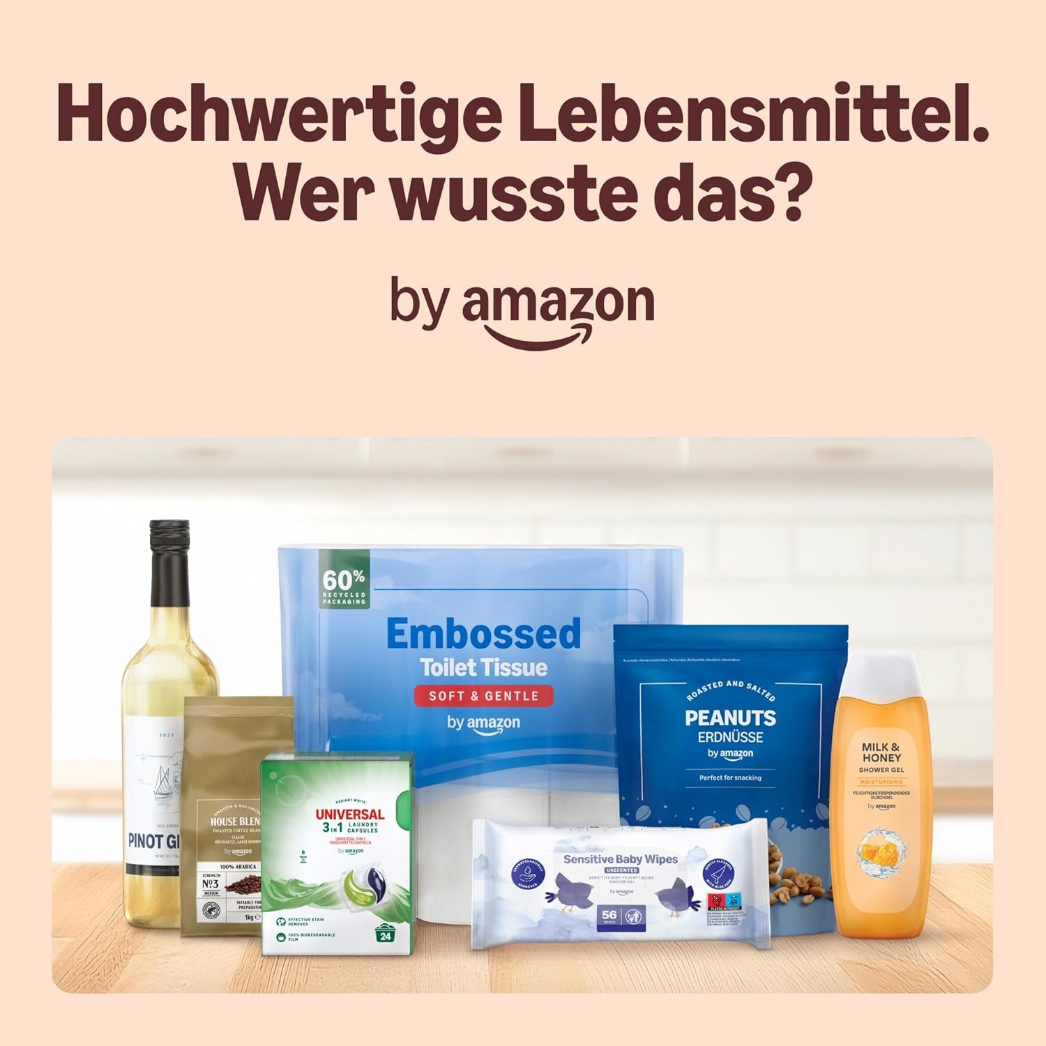 par Amazon Café au Lait Dolce Gusto capsules de café compatibles, 48 ​​capsules (3 Packungen mit je 16 Stück)