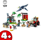 LEGO Jurassic World Rescue Center for Baby Dinosaurs, set avec de petites figurines de dinosaures dont Triceratops, Ankylosaurus et Velociraptor, cadeau de construction pour garçons et filles à partir de 4 ans 76963 Jeux de construction Besuche den LEGO-Store