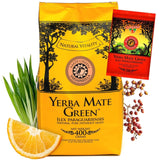 Yerba SARSAPARILLA 400G ● Thé Maté sucré et rafraîchissant ● Feuilles de Salsepareille ● Thé Mate à base de feuilles de Mate ● Thé Yebra Mate avec GUARANA 50G ● Thé en vrac Yerba Mate 450G ● Vegan