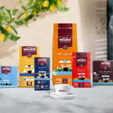 Caffè Mauro Torrefazione Kaffeekapseln Espresso Avvolgente, Intensität 8/10-144 Kapseln Compatible with Kaffeemaschinen der Marke Lavazza* A Modo Mio*, 144 Stück, Hergestellt en Italien