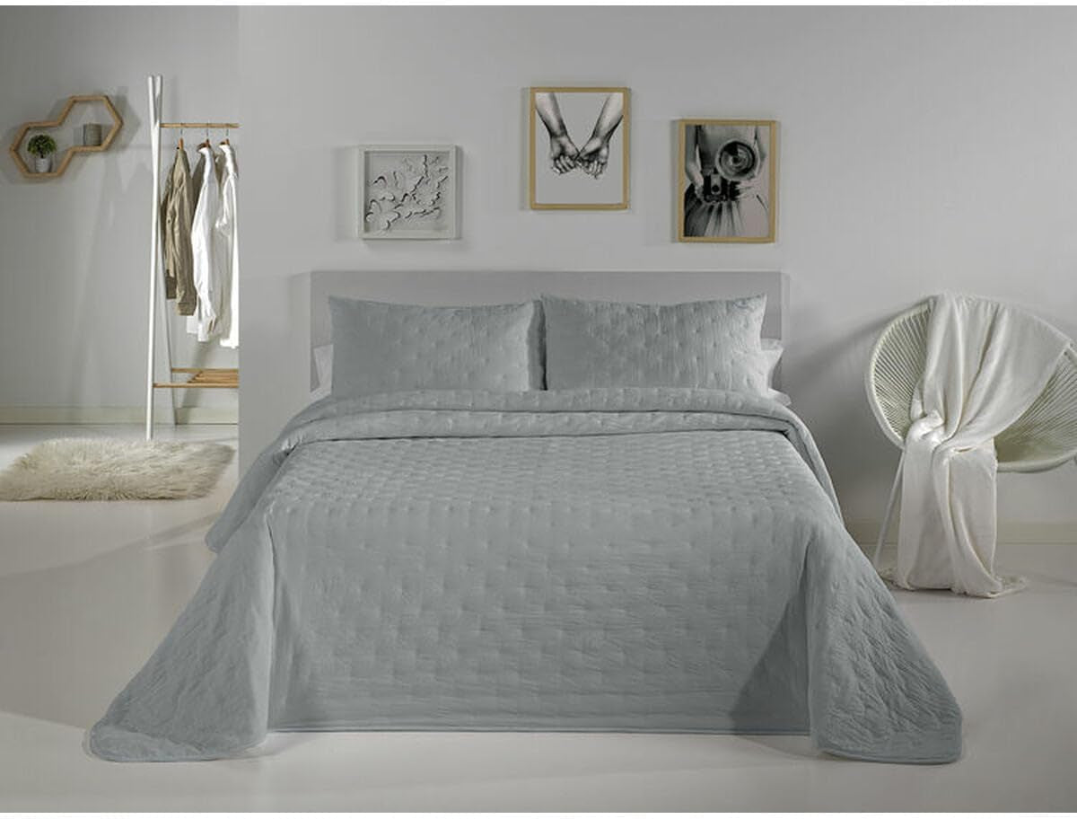 Pierre Cardin 1 Bouti Dots - Lit 90 Cm - Couleur Gris C5 Couettes et couettes Naty Shop Gris, C5 Lit 105 Cm