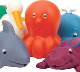 Battat 12 pièces jouet de bain bébé jouet de bain animaux aquatiques - copains de bain pour bébés 10 mois - jouet de bain canard et plus Bebe Toys Naty Shop