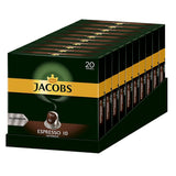 Capsules de café Espresso Ristretto, intensité 12 sur 12, 10 x 20 tasses & Capsules de café Espresso intense, intensité 10 sur 12, 200 capsules compatibles Nespresso®*, 10 x 20 tasses
