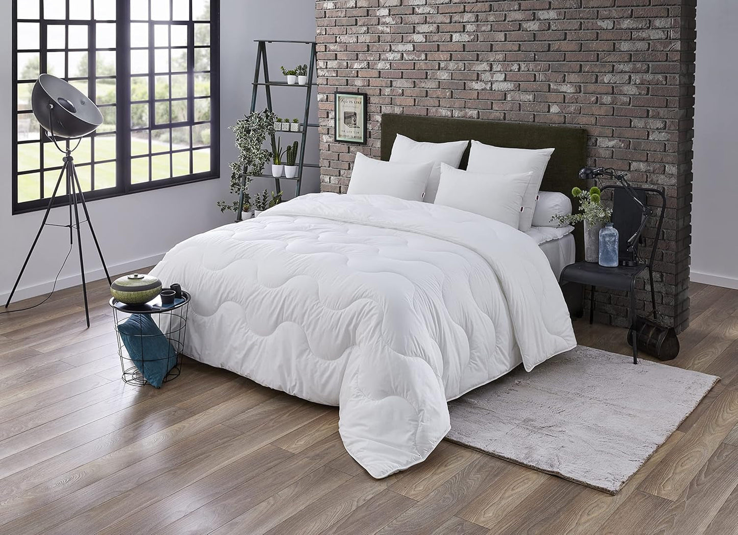 Couette Maxiconfort Ultra, chaude, fibre synthétique, 260 X 240 cm, blanc Couettes et couettes Naty Shop 240/260 Moderne