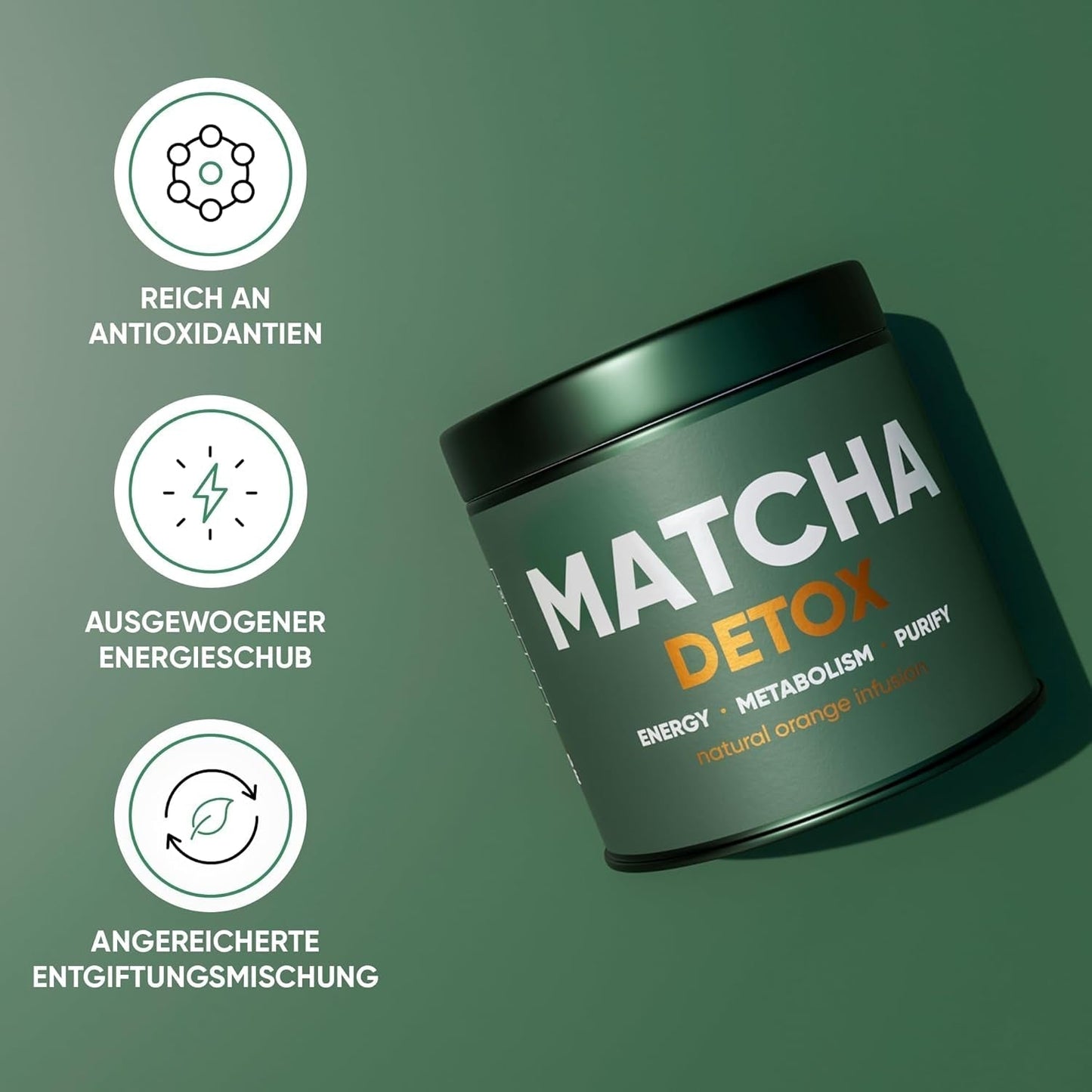 WOW TEA Matcha en poudre - poudre fine du Japon au goût frais - idéale pour le thé Matcha, les lattés ou les smoothies - sans additifs (détox)